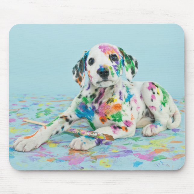 Dalmatian Puppy Mouse Mat (Front)