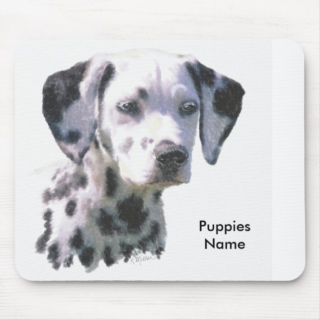 Dalmatian Puppy Mouse Mat (Front)