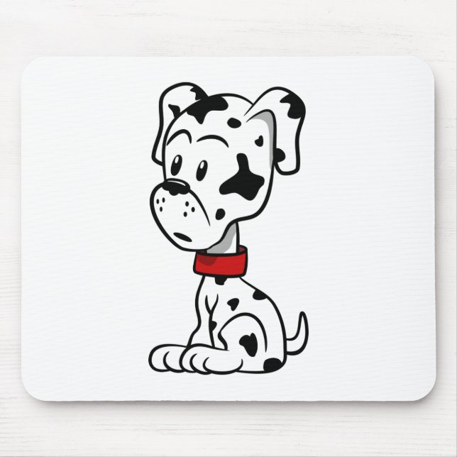 Dalmatian Puppy Mouse Mat (Front)