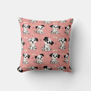 Dalmatian Puppy Playground Design Cushion