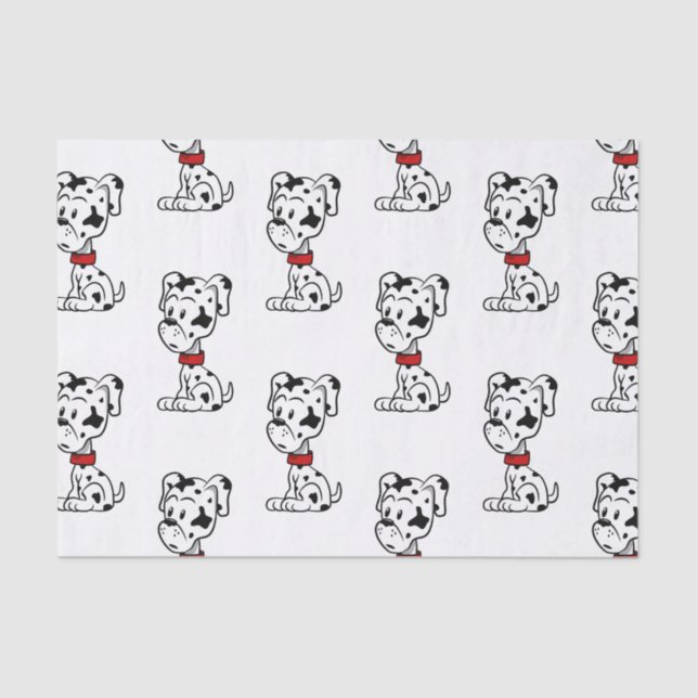 Dalmatian Puppy Tissue Paper (Front)