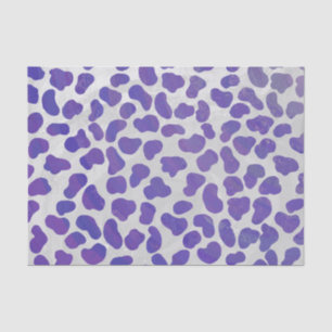 Dalmatian Purple and White Print Tissue Paper