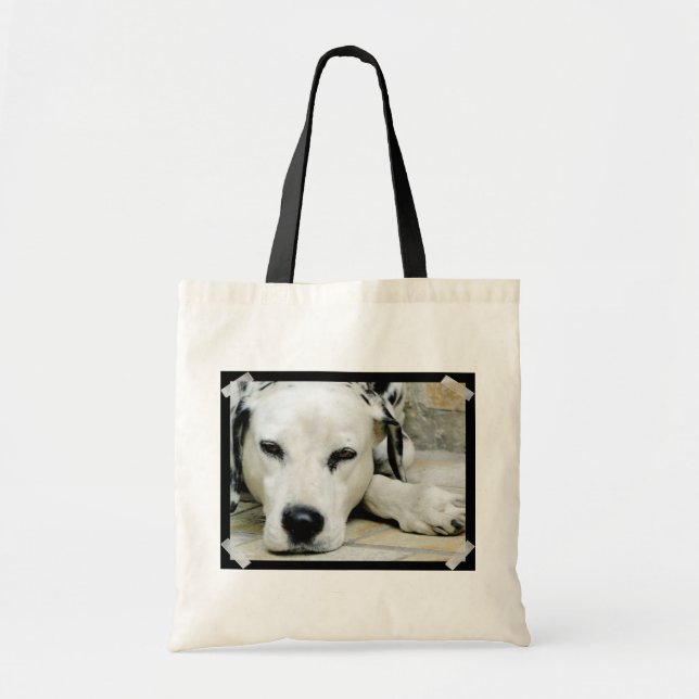 Dalmatian Resting  Small Tote Bag (Front)