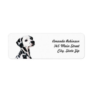 Dalmatian Return Address Label