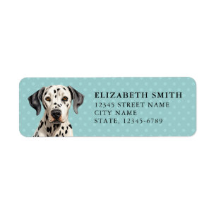 Dalmatian Return Address Label