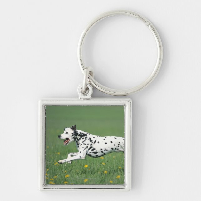 Dalmatian Running Key Ring (Front)