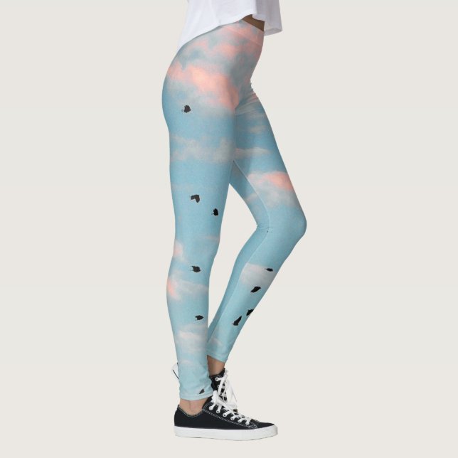 Dalmatian Sky Print Leggings (Right)