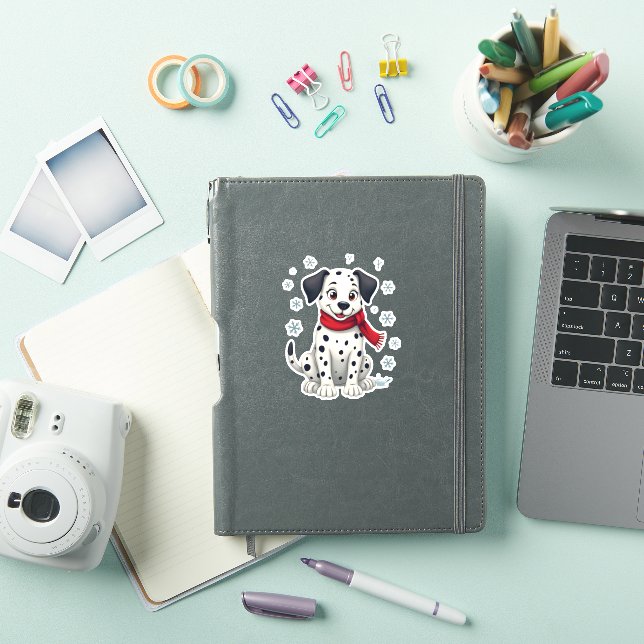 Dalmatian Snowy Fun (iPad Cover)