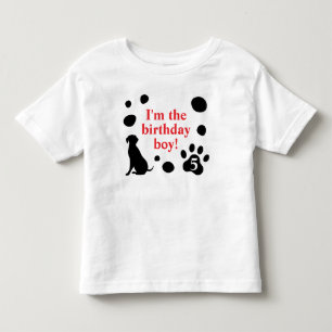 Dalmatian Spots Birthday Boy/Girl Toddler T-Shirt