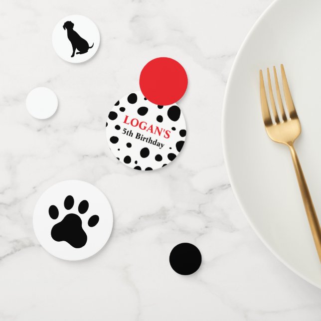 Dalmatian Spots Birthday Confetti (Group)