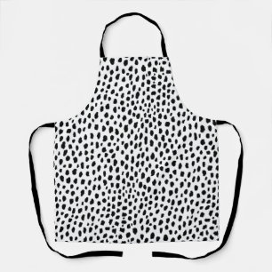 Dalmatian Spots (black/white) Apron