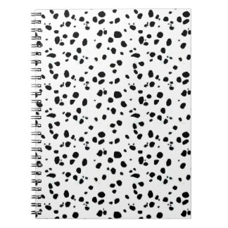 Dalmatian Spots, Dalmatian Print, Dalmatian Fur Notebook