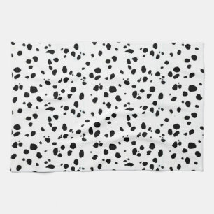 Dalmatian Spots, Dalmatian Print, Dalmatian Fur Tea Towel