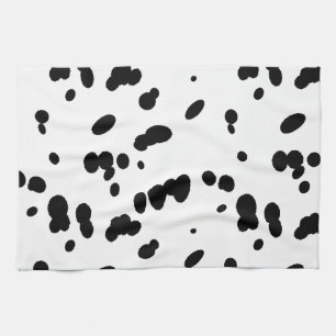 Dalmatian Spots Fun Dog Lover Tea Towel