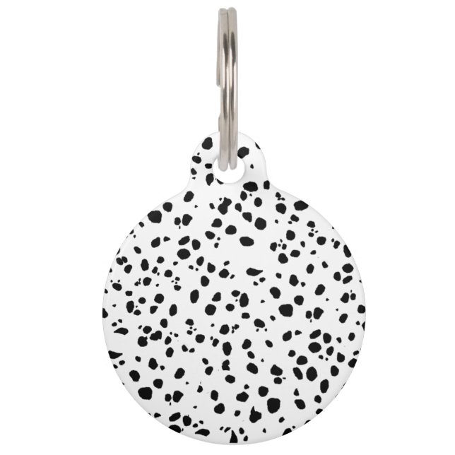 Dalmatian Spots Pet Tag (Front)