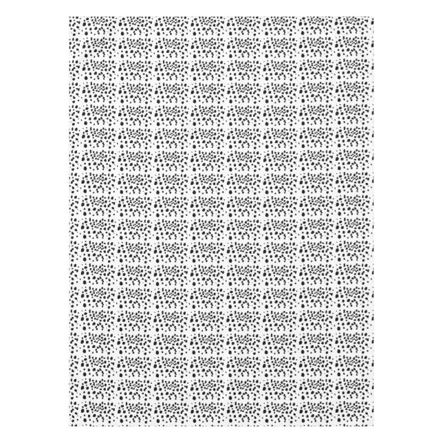 Dalmatian Spots Print Tablecloth (Front)