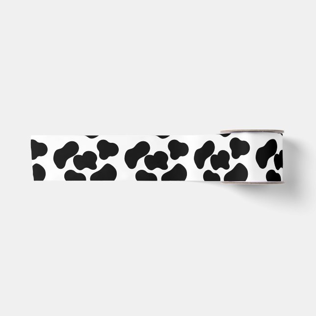 Dalmatian Spots Satin Ribbon (Front)