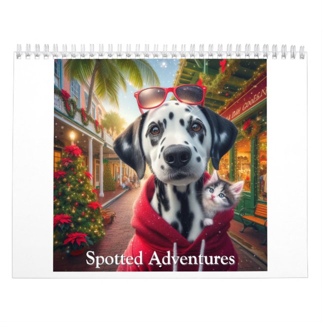 Dalmatian Spotted Adventures Calendar (Cover)
