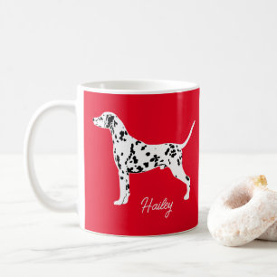 Dalmatian Spotted Dog Personalised Gift Coffee Mug