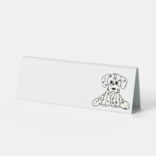 Dalmatian stuffed dog drawing outline simple black