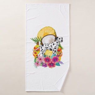 Dalmatian Summer funny shirt Bath Towel