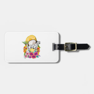 Dalmatian Summer funny shirt Luggage Tag