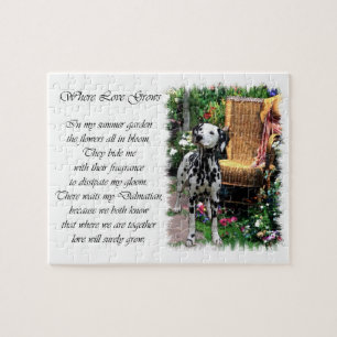 Dalmatian Summer Garden Jigsaw Puzzle