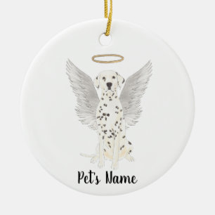 Dalmatian Sympathy Memorial Ceramic Tree Decoration