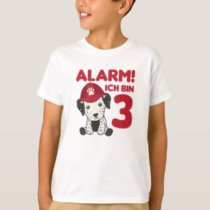 Dalmatian Three Three Year Fire Brigade Dog T-Shirt