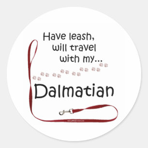 Dalmatian Travel Leash - Sticker