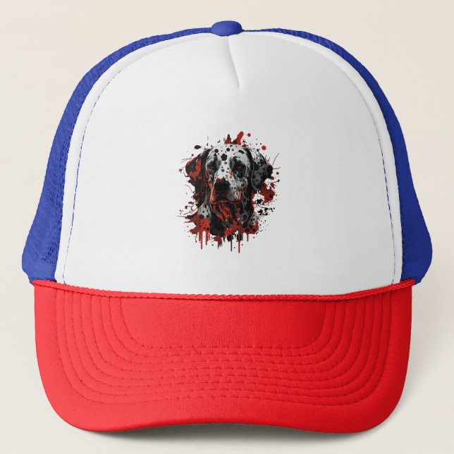 Dalmatian Trucker Hat (Front)