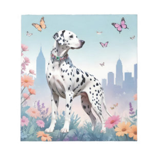 Dalmatian Vintage Animal Nature Environment Decor Notepad