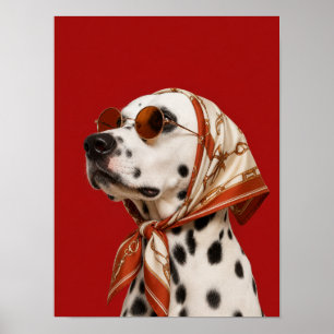 Dalmatian Wall Art — Fashion Editorial Pet