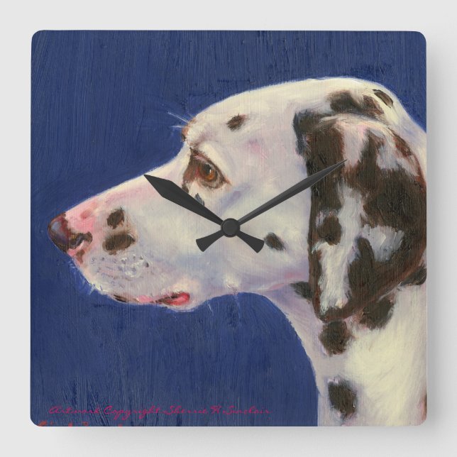Dalmatian Wall Clock (Front)