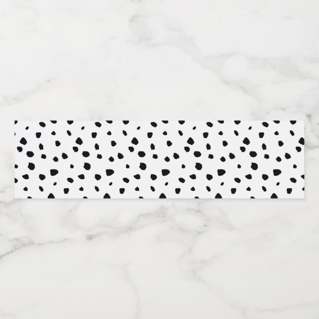 Dalmatian Water Bottle Label (Single Label)