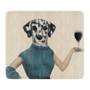 Dalmatian Wine Snob Cutting Board