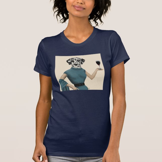 Dalmatian Wine Snob T-Shirt (Front)