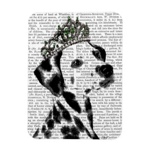 Dalmatian with Tiara 2 Magnet