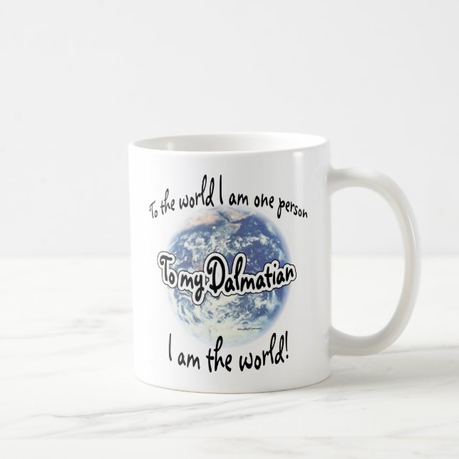 Dalmatian World 2 Coffee Mug (Right)