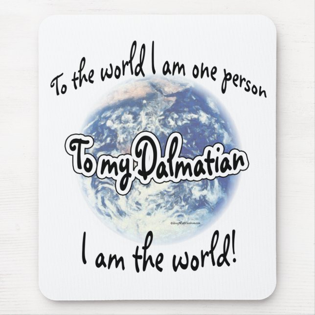 Dalmatian World 2 Mouse Mat (Front)