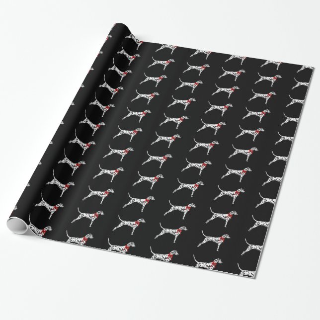 Dalmatian Wrapping Paper (Unrolled)