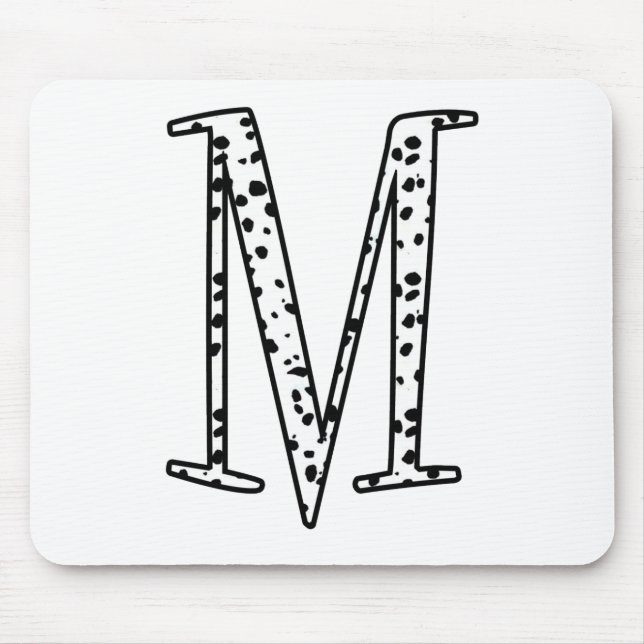 Dalmatians Dots M Mouse Mat (Front)