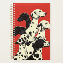 Dalmatians in Formation Print | Bold Dog Art