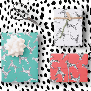 Dalmatians multidirectional  wrapping paper sheet