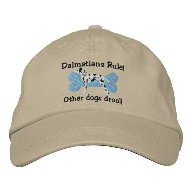 Dalmatians Rule Embroidered Hat (Front)