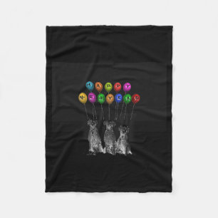 Dalmatians Wishing Happy New Year 2016 T Shirt_1 Fleece Blanket