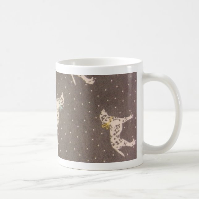 Dalmatians with Bows Coffee Mug (Right)