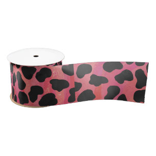 DalmatiDalmatian Black and Red Print Satin Ribbon