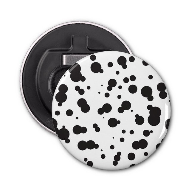 Dalmatine Dots Pattern Bottle Opener (Front)