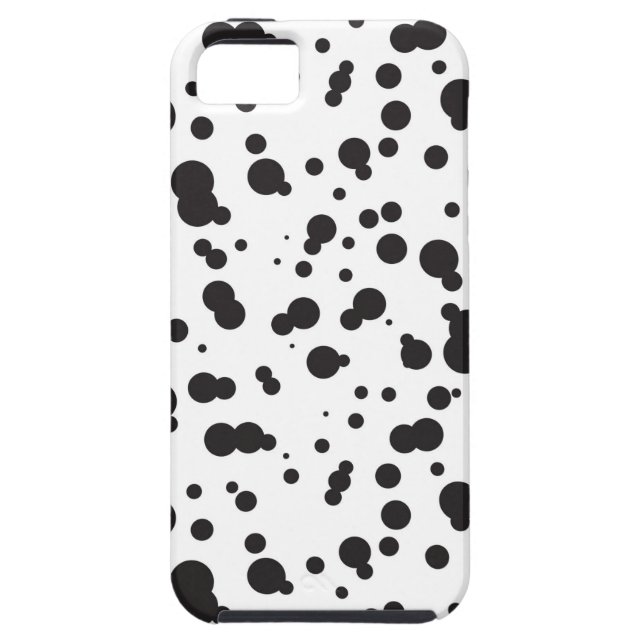 Dalmatine Dots Pattern Case-Mate iPhone Case (Back)